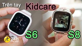 Trên tay đồng hồ thông minh KidCare S6 4G và S8 4G: Gọi được video call, định vị trẻ giúp phụ huynh yên tâm hơn mỗi khi con đi chơi, đến trường,...
