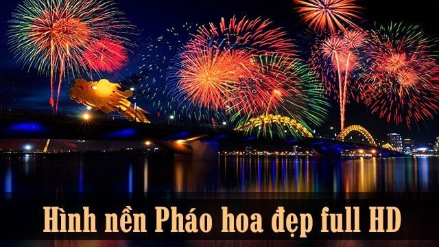 Ảnh background pháo hoa đơn giản mà đẹp