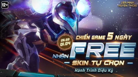 Sự kiện Hành Trình Diệu Kỳ LMHT - Nhận Skin tùy chọn miễn phí