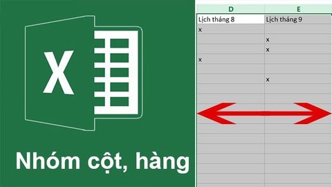 Cách nhóm hàng, nhóm cột với tính năng Group trong Excel, Google Sheet