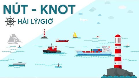 Đơn vị Nút - Knot là gì? 1 nút bằng bao nhiêu km/h, m/s, mph?