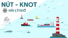  Đơn vị Nút - Knot là gì? 1 nút bằng bao nhiêu km/h, m/s, mph? 