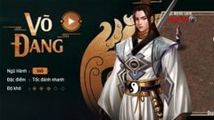  Cách tăng điểm tiềm năng, kỹ năng Võ Đang VLTK 1 Mobile 