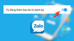  Cách bật, tắt tự động kết bạn Zalo khi thêm số điện thoại từ danh bạ 