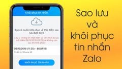  Hướng dẫn sao lưu và khôi phục tin nhắn Zalo 