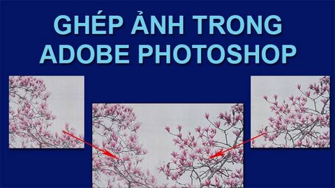 Cách ghép người, hoa lá, mây trời vào ảnh bằng Photoshop trên máy tính