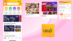  Cách đặt đồ ăn, mua vé xem phim, nạp thẻ điện thoại trên Utop online, nhanh, tiện lợi 