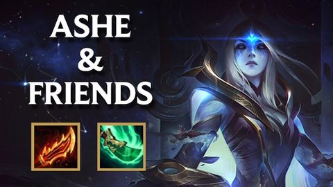 Cách build và chơi đội hình Ashe và những người bạn DTCL mùa 3