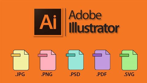 Cách lưu file ảnh JPG, PNG, PSD, PDF, SVG trong AI (Adobe Illustrator)