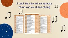  2 cách tra mã số karaoke Arirang, California, VietKTV nhanh nhất 