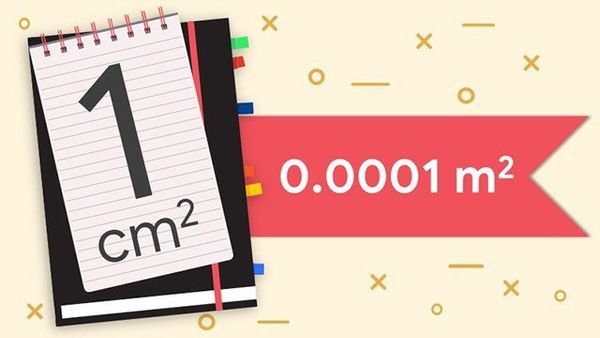 1 cm2 bằng bao nhiêu m2, ha, km2? Đổi 1cm2 (Centimet vuông)