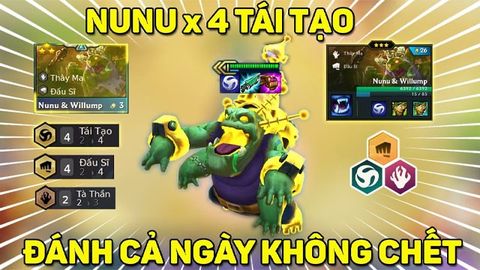 Cách chơi đội hình Đấu Sĩ Tái Tạo DTCL Mùa 5 | Nunu Tái Tạo