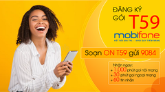  Cách đăng ký T59 MobiFone: Nhận 1000 phút gọi, 60 tin nhắn, chỉ 59k 