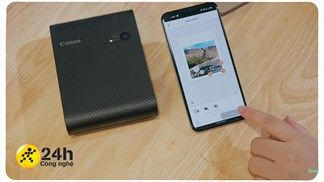 Trên tay máy in ảnh Canon QX10 (SELPHY SQUARE Canon QX10): Ngoại hình dễ thương, in ảnh cực sắc nét