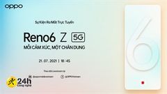  Sự kiện ra mắt OPPO Reno6 Z 5G sẽ diễn ra vào lúc 18:45 ngày 21/7, hứa hẹn cảm xúc bất ngờ dành cho O-Fans 
