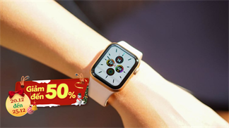 Giáng Sinh an lành đón đợt siêu sale đổ bộ: Apple Watch sale sập sàn gần 5.5 triệu đồng, cơ hội chỉ có một, chốt đơn kẻo lỡ