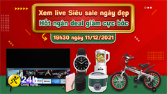  Livestream Siêu sale ngày đẹp 11/12: Tận hưởng mua sắm thả ga cuối năm, hốt ngàn deal giảm cực bốc đến 50% 