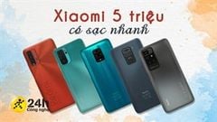  TOP 5 smartphone Xiaomi dưới 5 triệu có sạc nhanh, pin 5.000 mAh trở lên, góp mặt những cái tên được yêu thích từ dòng Redmi 