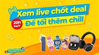 Tổng hợp các sản phẩm ưu đãi cực ngon dành trong buổi livestream 4/11, giá chỉ từ 45k quá hấp dẫn, đừng bỏ qua bạn nhé