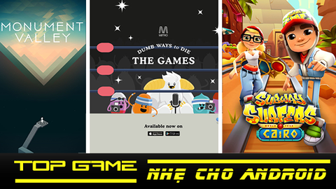 Top 12 game nhẹ cho Android giải trí và thư giãn nhất