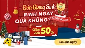 Mừng ngày Giáng Sinh, Trung Tâm Bảo Hành tung deal cực HOT lên đến 50%++ cho các sản phẩm điện thoại, laptop,... quá hấp dẫn