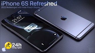Concept iPhone 6s 2022 với màn hình nốt ruồi, dùng chip Apple A15 cực mạnh, nhìn lạ mà rất quen thuộc