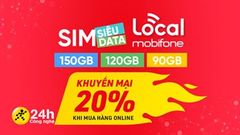  Khuyến mãi giảm 20% khi mua SIM Local, tha hồ vi vu lên mạng hằng ngày không lo hết DATA, bạn đã biết chưa? 