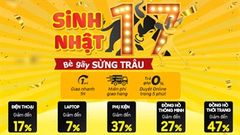  Chào tháng 7 săn deal xịn cùng chương trình 'Sinh Nhật 17 - Bẻ Gãy Sừng Trâu', rất nhiều sản phẩm được giảm sâu 
