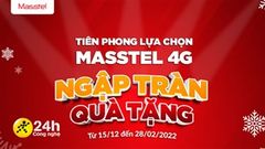  Mua Điện thoại Masstel 4G, có cơ hội trúng thưởng lên tới 200 giải giá trị, quá hấp dẫn sắm ngay thôi 