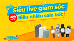  Cùng xem qua loạt sản phẩm giảm khủng lên đến 50% trong đợt livestream 28/10, giá rẻ không tưởng, đừng bỏ lỡ 