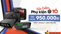 Tháng 9 này Thế Giới Di Động mở bán phụ kiện ô tô chính hãng, sắm online giao hàng nhanh miễn phí với giá từ 950k 
