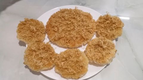 2 cách làm xôi chiên chà bông giòn ngon hấp dẫn dễ làm tại nhà
