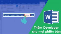 Cách thêm thẻ Developer trong Word cho mọi phiên bản nhanh, đơn giản 