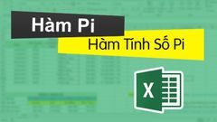  Cách sử dụng hàm Pi trong Excel chi tiết, có ví dụ minh họa 