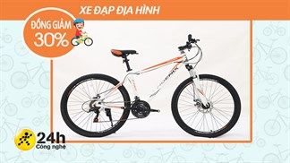 Xe đạp địa hình ưu đãi cực ngon dịp sale ngày đẹp, đồng giảm hời còn kèm quà tặng giá trị, số lượng cực giới hạn