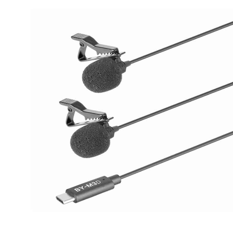Micro Cài Áo Có Dây BOYA BY-M3D Cổng Type-C