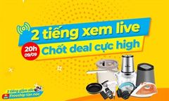  Xem livestream săn hàng ngon giá rẻ với loạt phụ kiện, đồng hồ, đồ gia dụng giảm đến 49% trong ngày 9/9, hãy đón xem nha 
