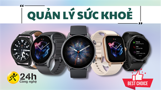 TOP 5 đồng hồ thông minh theo dõi sức khỏe tốt nhất tại TTBH, vừa quản lý sức khỏe sát sao lại còn đầy đủ chế độ tập luyện