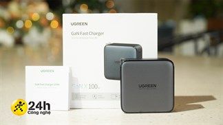 Trên tay củ sạc Ugreen GaN 100 W: Thiết kế nhỏ gọn, bền bỉ cùng nhiều tính năng an toàn và khả năng sạc cùng lúc 4 thiết bị