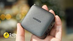  Trên tay Ugreen GaN 65 W: Adapter sạc sở hữu kích thước nhỏ gọn, đa năng với nhiều cổng sạc cùng công suất lên đến 65 W 