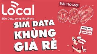 SIM Local sẽ chính thức được Trung Tâm Bảo Hành mở bán trên toàn quốc, đi cùng là những gói DATA khủng mà giá lại siêu rẻ