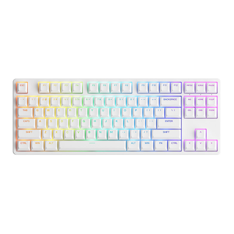 Bàn Phím Akko 5087 Rgb Asg White