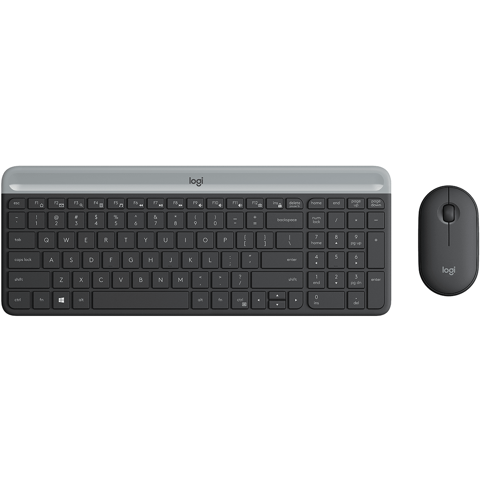 Bộ Phím Chuột Không Dây Logitech Mk470 Black