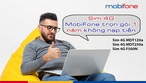 Tổng hợp sim 4G MobiFone trọn gói 1 năm không nạp tiền giá rẻ HOT 2021