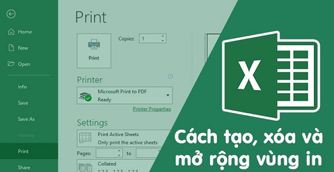 Cách in 1 vùng chọn trong Excel đơn giản, chi tiết có video hướng dẫn