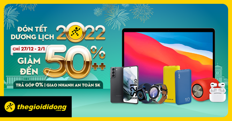 Đón Tết Dương Lịch Giảm Sốc Đến 50%++