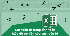  Các toán tử trong tính toán và mức độ ưu tiên trong Excel cực chi tiết 