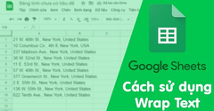  Cách Wrap text trong Google Sheet trên mọi thiết bị cực chi tiết 