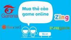  Cách mua thẻ cào game Garena, Soha, Zing online trên Tiki đơn giản 