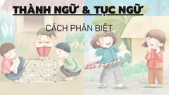  Thành ngữ là gì? Tục ngữ là gì? Những điểm khác nhau cơ bản 